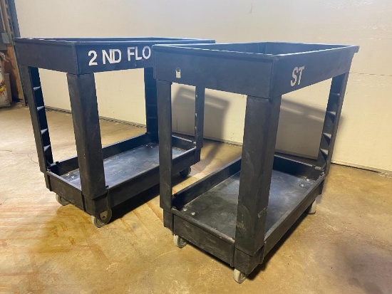 Two Rolling Carts