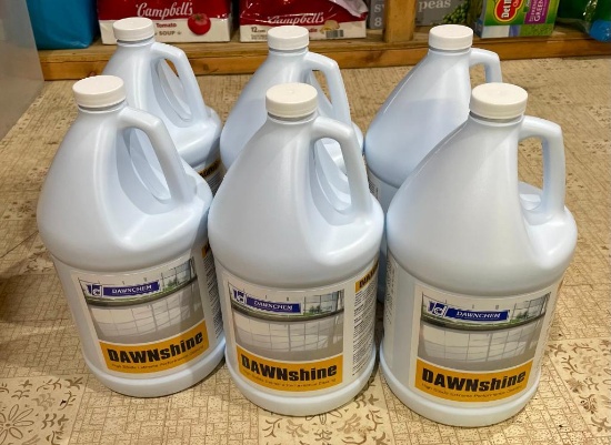 Six Bottles of Dawn Shine Floor Wax