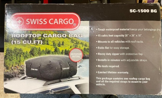 ...Swiss Cargo 15 cu.ft Rooftop Cargo Bag