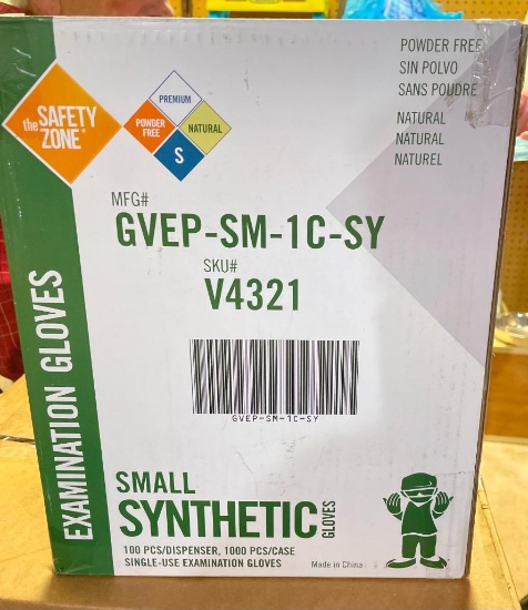 One Box of (100) Single-use Synthetic Examination Glover, Size Small