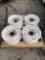 (4) 17.5in 8 lug Trailer Rims