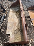 80 in Skidloader Material Bucket. see pics