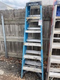 (2) Werner 6ft Fiberglass Step Ladders