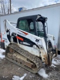 Bobcat T595 Full Cab Rubber Track Skidloader