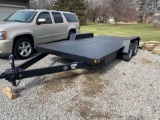 New Steel Flatbed Equipment Trailer