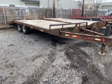 20ft Deckover Tandem Equipment Trailer