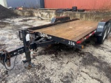 16ft Tandem Tilt Trailer