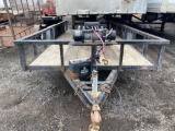 16ft Tandem Landscape Trailer w/ Hideaway Ramps