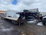 2014 PJ Trailer Co 53ft Dual Tandem Gooseneck Equipment Trailer