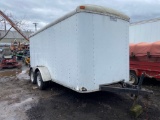 2016 Continental Cargo 14ft Tandem Box Trailer