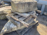 (3) Slaps of Barn Stone