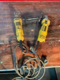 (2) Dewalt 110v Grinders