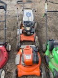 (2) Husqvarna Push Mowers.