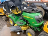 John Deere L110 Riding Lawn Mower w/ bagger