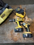 18v DEWALT Hammer drill and 1/4