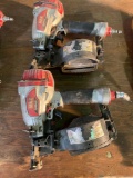 (2) Air Powered Coiled Roofing Guns