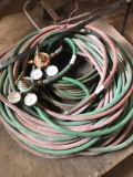 FLAME TECH Gas & Oxygen Regulators W/Heavy Duty Hoses