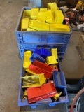 (2) Large Rolling Part Sorter Shelves w/ Bins