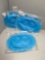 Light Blue Silicone Plates (3)