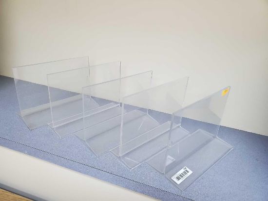 (5) Acrylic Counter Top Displays