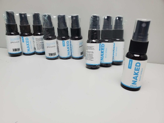 (9) Stratus Naked Body Spray for Men