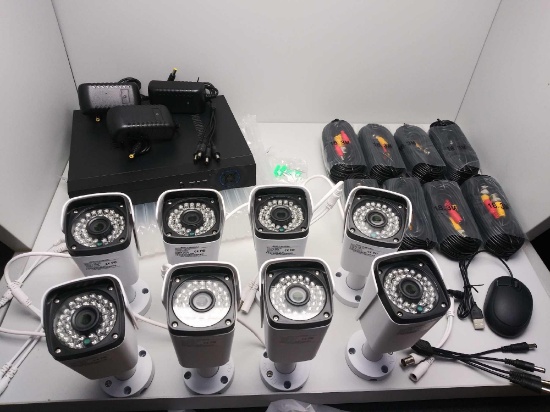 New CCTV 8 Channel Security Recording System HD Kit