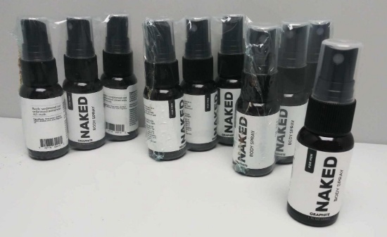 (9) Graphite Naked Body Spray for Men