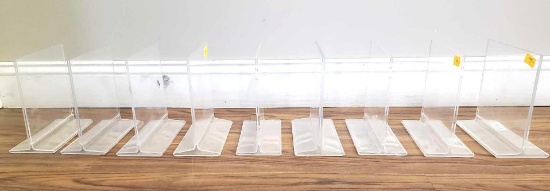 (8) Acrylic Counter Top Displays 8"x 8"