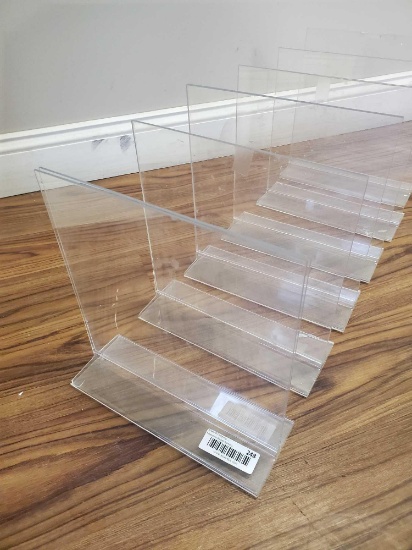 (6) Acrylic Counter Top Displays 11"x 11"