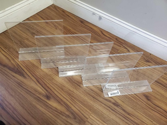 (5) Acrylic Counter Top Displays