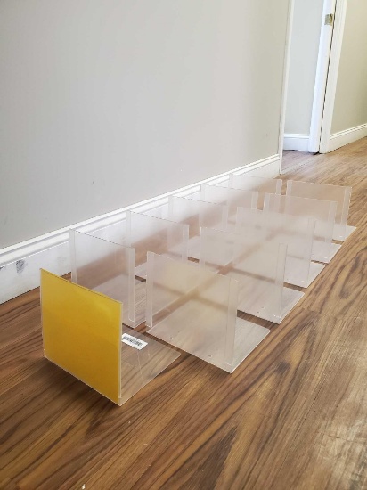 (10) L Shaped Counter Top Displays 7.5"x8.5"