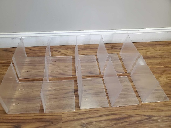 (10) L Shaped Counter Top Displays 7.5"x8.5"