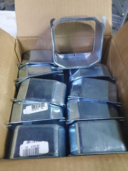 2" Raised 4" Electrical Boxes (10)