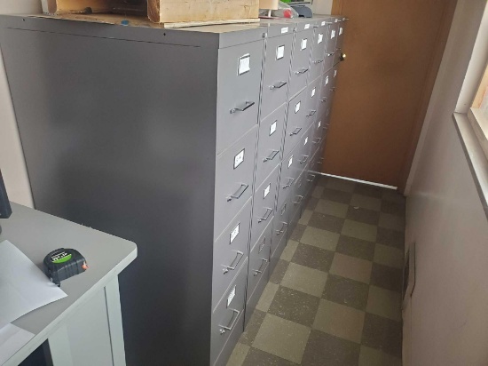 Large Gray Filling Cabinets (2)