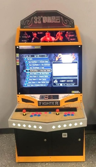 32" Screen Arcade Game YELLOW