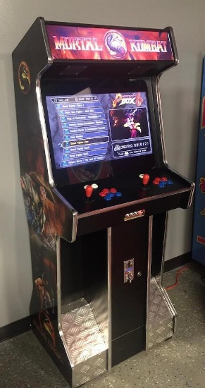 Mortal Kombat Themed Standup Video Game with a Custom Designed Box