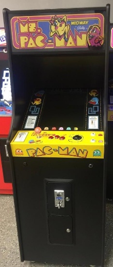 MS. Pac Man Themed Stand Up Arcade Game 60 in 1 Games