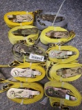 Lot of 10 Box Truck and Trailer Ratchet Straps