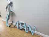 Custom Made LED Channel Letter Rings and Diamonds Lighted Sign