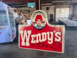 Everyone Loves Wendy's! Huge Vacuum Molded Classic Wendy's Sign