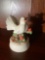 Vintage Porcelain Royal Crown Christmas Dove Music Box