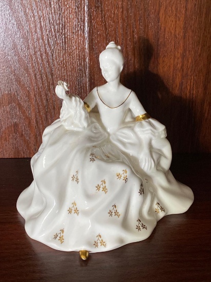 Vintage 1965 Royal Doulton Bone China Figurine "Antoinette"