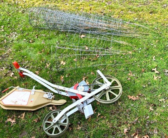 Precision Garden Seeder and Tomato Cages