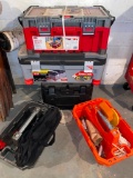 3 Toolboxes and 3 Carry Totes - One is Brand New