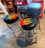 2 X Shop Stools and 2 X Swivel Counter Stools