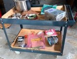 Mobile Utility Cart with Contents