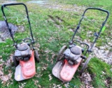 2 X Briggs and Stratton Push Weed Whackers