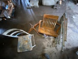 Vintage Desk Chair and Chair Lot