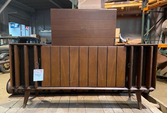 Midcentury Modern Hi-Fi Console Stereo System
