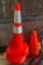 (6) Large and (12) Small Orange Safety Cones